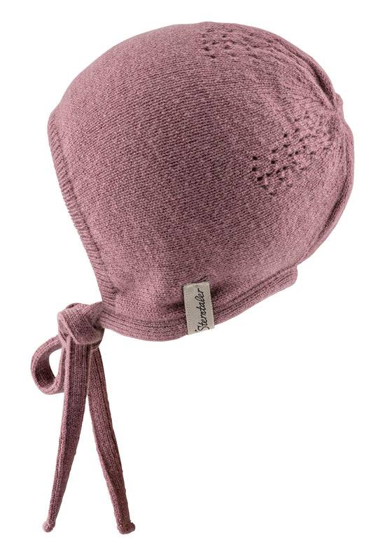 Sterntaler Strickmütze aus Lambswool mit Ohrenklappen, uni Zeitlich begrenztes Angebot