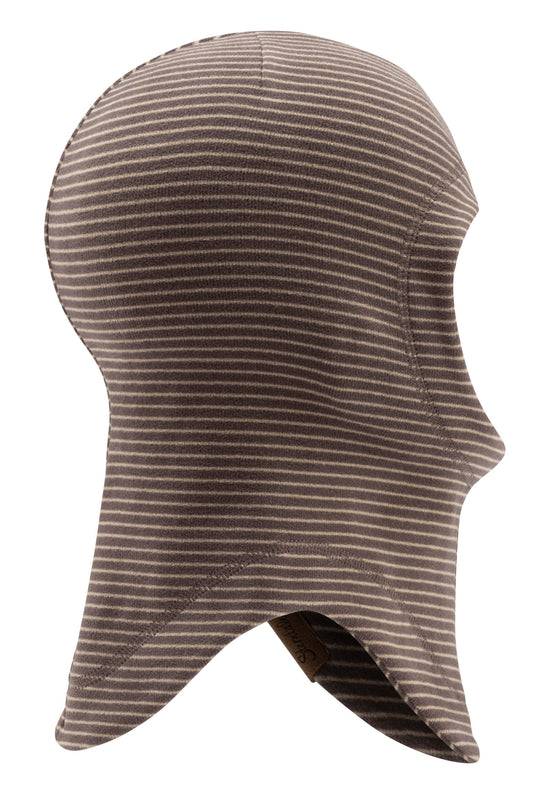 Sterntaler Schalmütze aus Microfleece bedruckt mit Ringeln Räumungsverkauf