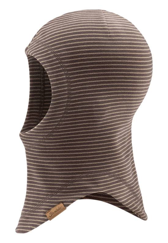 Sterntaler Schalmütze aus Microfleece bedruckt mit Ringeln Räumungsverkauf