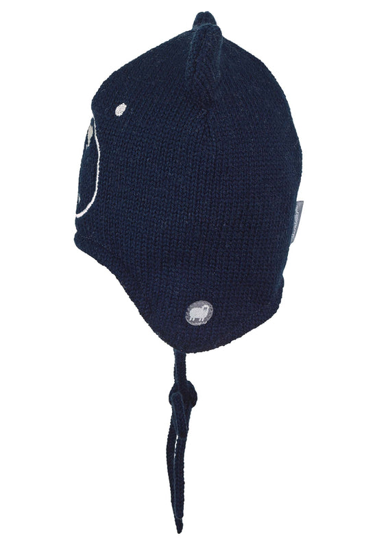 Sterntaler Strickmütze aus Wolle (Merino) mit Bärengesicht Tiefpreis