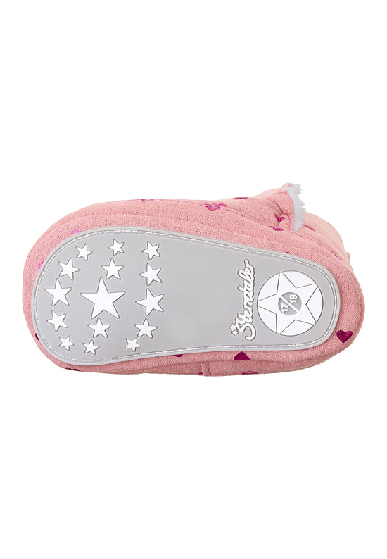 Sterntaler Baby-Stiefel aus gewebtem Velour mit Print Herzen Vierteljährliche Förderung