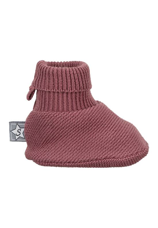 Sterntaler GOTS Strick-Schuh in Grün, Marine, Rosa oder Grau Fabrikverkauf