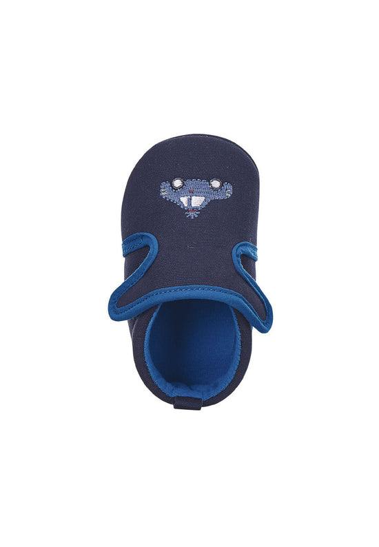 Sterntaler Baby-Krabbelschuh Auto aus Canvas in Marine Blitzverkäufe