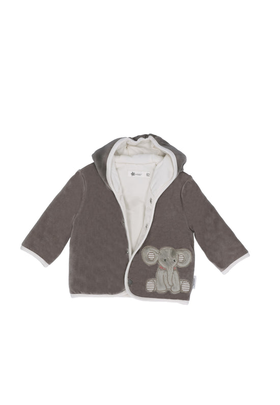 Sterntaler Kapuzen-Jacke aus Nicki, Motiv Elefant Eddy, Grau Jubiläumsangebot