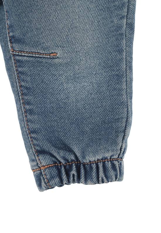 Sterntaler Jeanshose aus elastischem Sweat Denim in Marine Große Rabatte