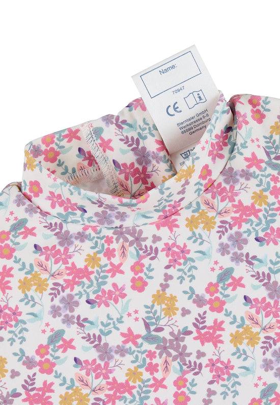 Sterntaler Schwimmoverall bedruckt mit Blumen in ecru Letzte 2 Tage