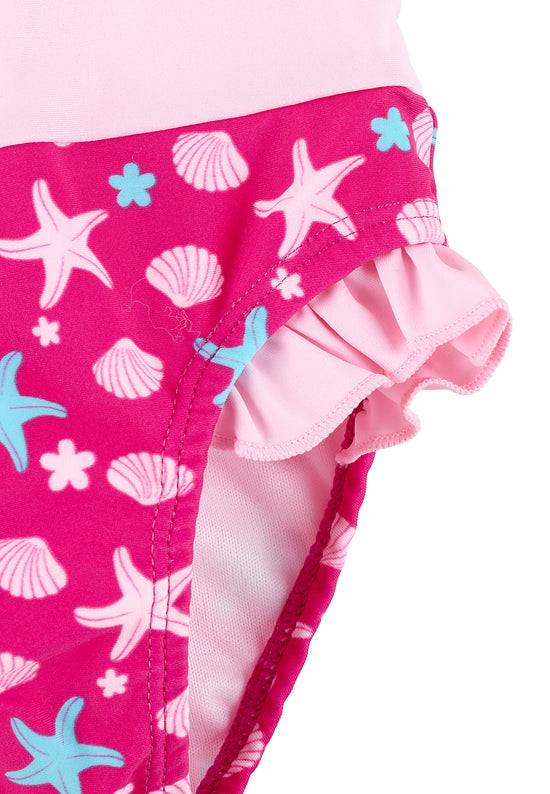 Sterntaler Badeanzug mit Rüschen in Magenta, UV-Schutz 50+ Super Rabatt
