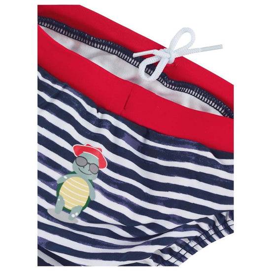 Sterntaler Badehose mit maritimem Streifen, Print Schildkröte Clearance-Verkauf