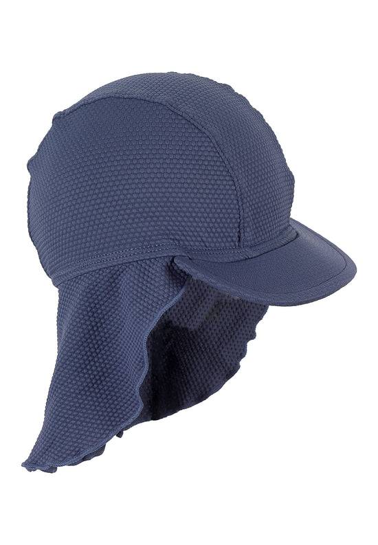 Sterntaler Schirmmütze mit Nackenschutz aus Strukturmaterial Fabrikladen
