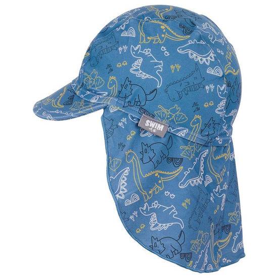 Sterntaler Schirmmütze mit Nackenschutz in blau mit Dinos Begrenzt auf 3 Tage