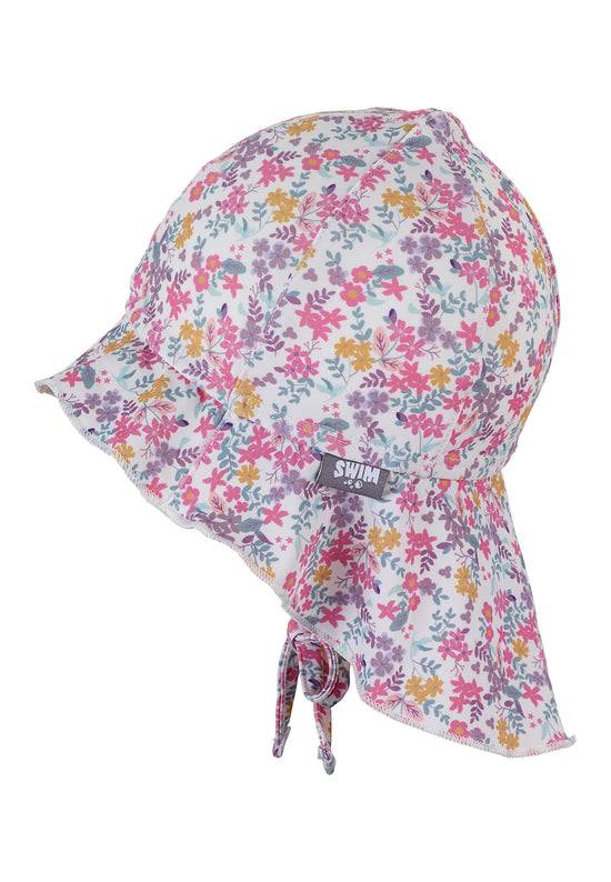 Sterntaler Schirmmütze mit Nackenschutz bedruckt mit Blumen zollfrei