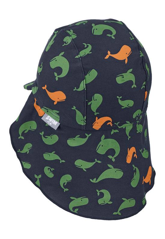 Sterntaler Schirmmütze mit Nackenschutz in Marine Outlet