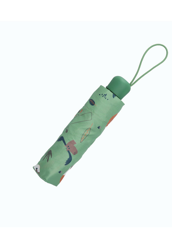 Sterntaler Taschenschirm Waldtiere in Grün Auslauf