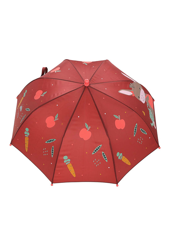 Sterntaler Kinder Regenschirm Esel Emmily in Dunkelrot im Angebot