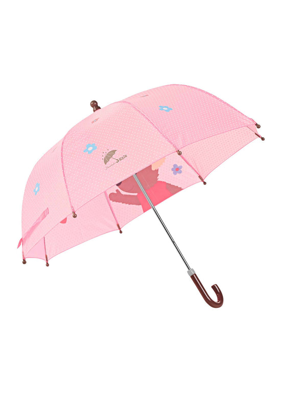 Sterntaler Kinder Regenschirm Maus Mabel in Rosa und Grau Fabrikverkauf