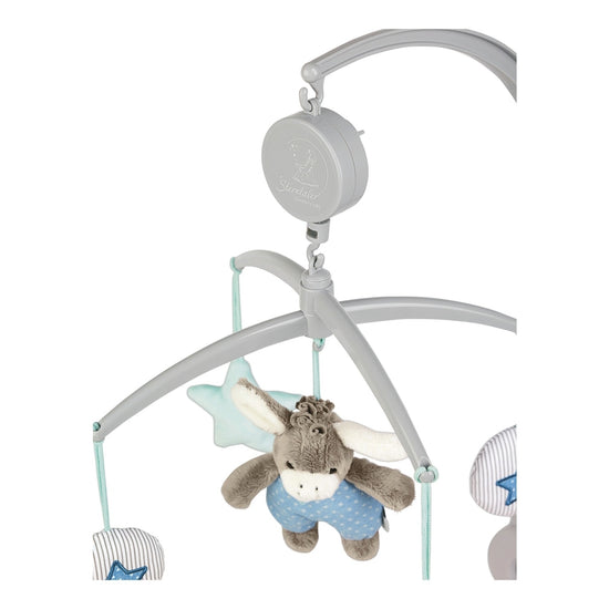 Sterntaler Mobile Esel Emmi Melodie: La Le Lu in Blau / Grau Flash Sale