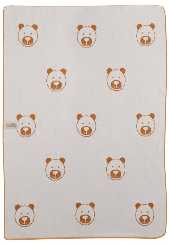 Sterntaler GOTS Strick-Schmusedecke Bär zum Wenden, 100x80cm Black Friday