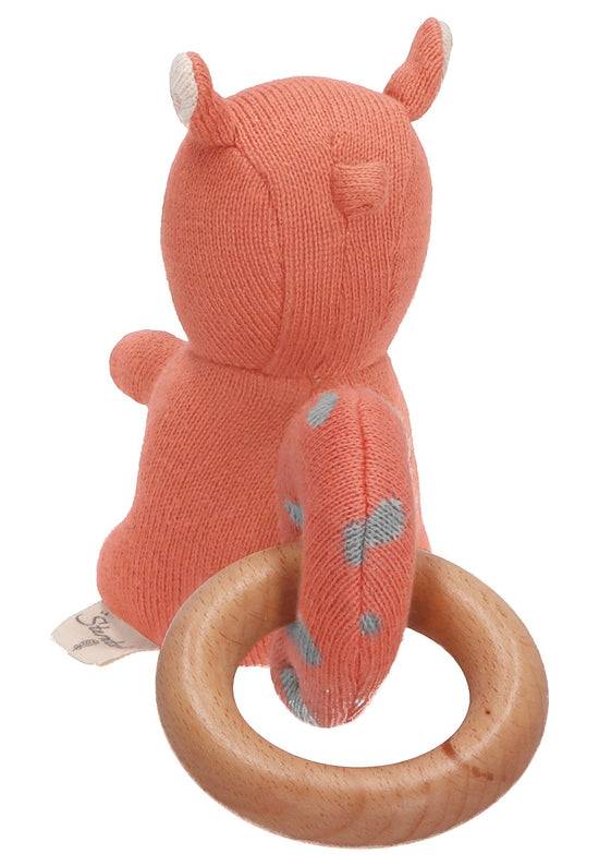 Sterntaler Holz-Greifling Eichhörnchen Enna mittelrot, 12 cm Exklusive Angebote