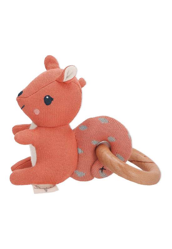 Sterntaler Holz-Greifling Eichhörnchen Enna mittelrot, 12 cm Exklusive Angebote