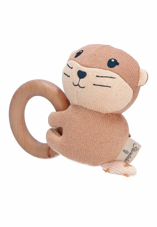 Sterntaler Holz-Greifling Otter Otti in Hellbraun, 13 cm Blitzangebot