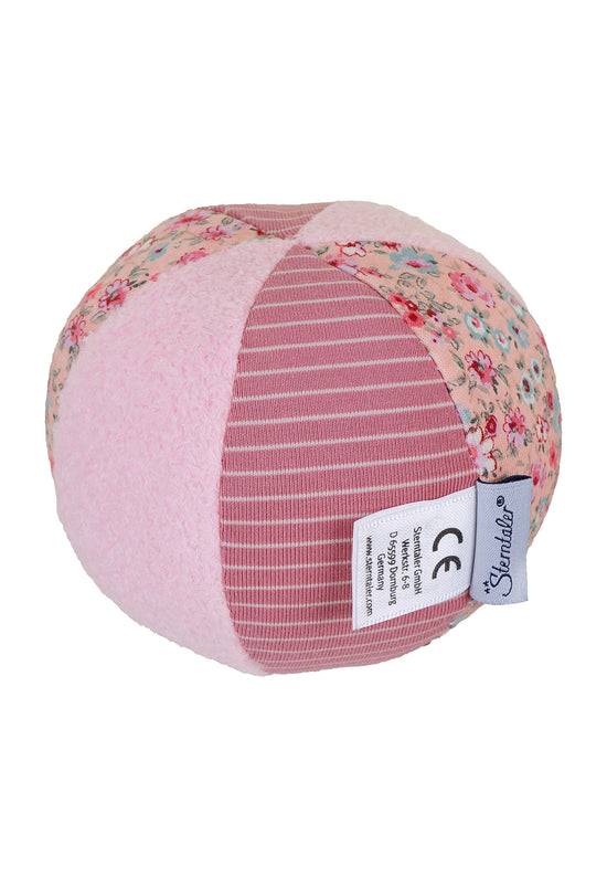 Sterntaler Ball in Rosa, 9 cm groß mit Rassel Kauf eins, bekomm eins gratis