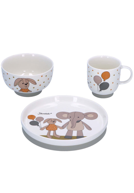 Sterntaler Porzellan-Geschirr-Set Elefant Eddy + Hase Happy Speichern exportieren