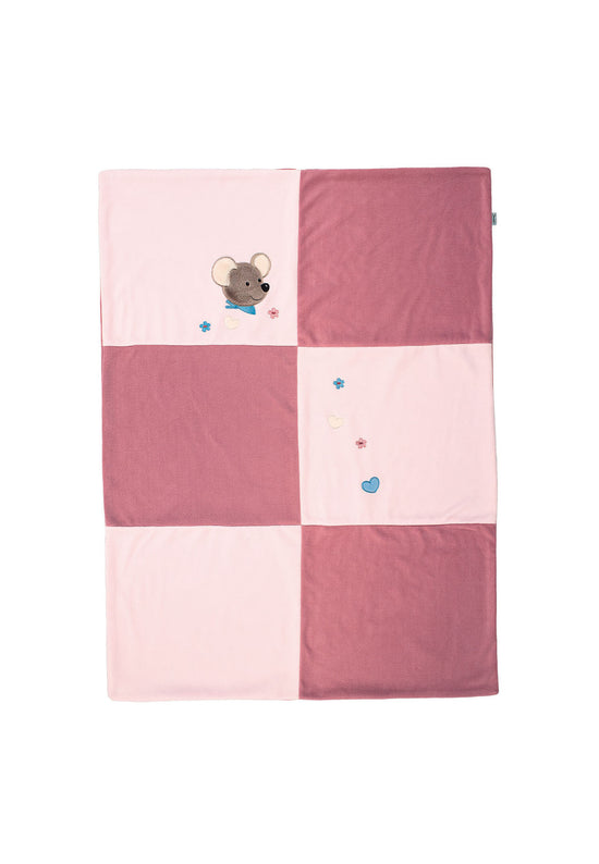 Sterntaler Schmusedecke Maus Mabel aus Microfleece in Rosa Sonderangebot