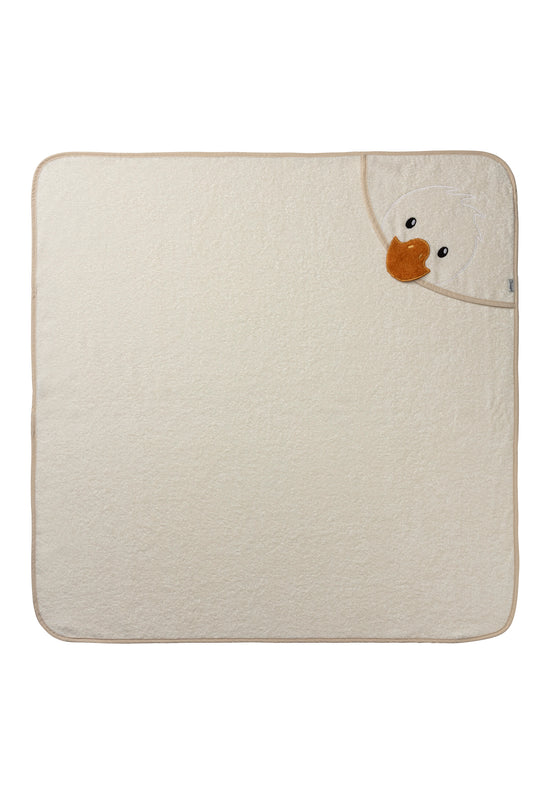 Sterntaler Kapuzenbadetuch mit Motiv Ente Edda, 100x100cm Cyber Monday