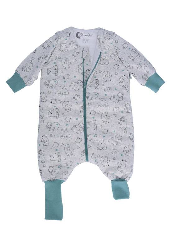 Sterntaler Schlafsack mit Beinen 90cm Eisbär Elia in Ecru mel Online Outlet