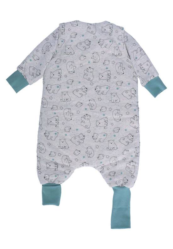 Sterntaler Schlafsack mit Beinen 90cm Eisbär Elia in Ecru mel Online Outlet