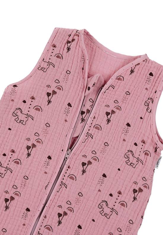 Sterntaler Musselin-Schlafsack Pauline in Lila, 1,00 TOG Kostenloser Versand international