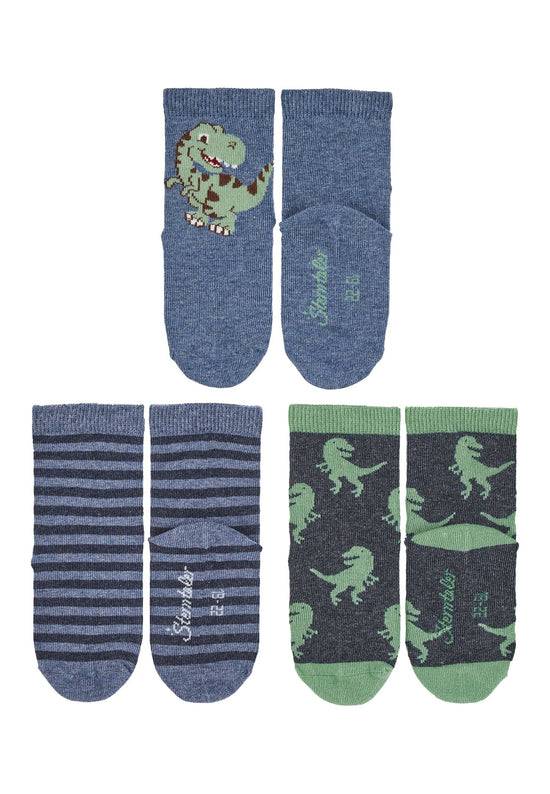 Sterntaler Socken im 3er-Pack Dino, Ringel und Dinos Rabatte dieses Monats