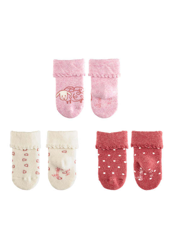 Sterntaler Baby Socken 3er Set Schaf, Herzen und Punkte Verkauf