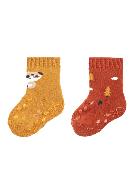 Sterntaler ABS Socken Bieber im 2er-Pack mit rutschfester Sohle Schlussverkauf