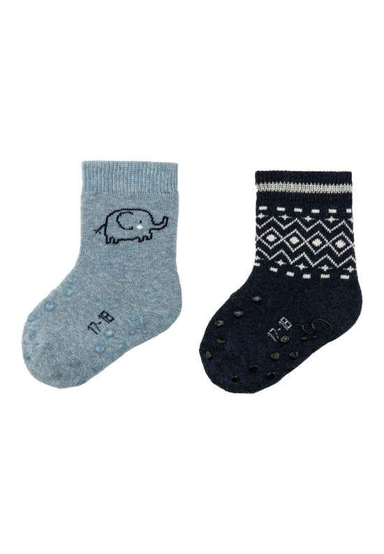 Sterntaler ABS Socken Elefant im 2er-Pack mit rutschfester Sohle Fabrikverkauf
