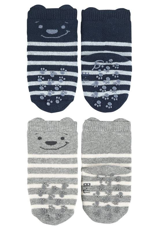 Sterntaler ABS-Krabbelsocken 2er-Pack Bär mit 3D-Ohren Blitzverkäufe