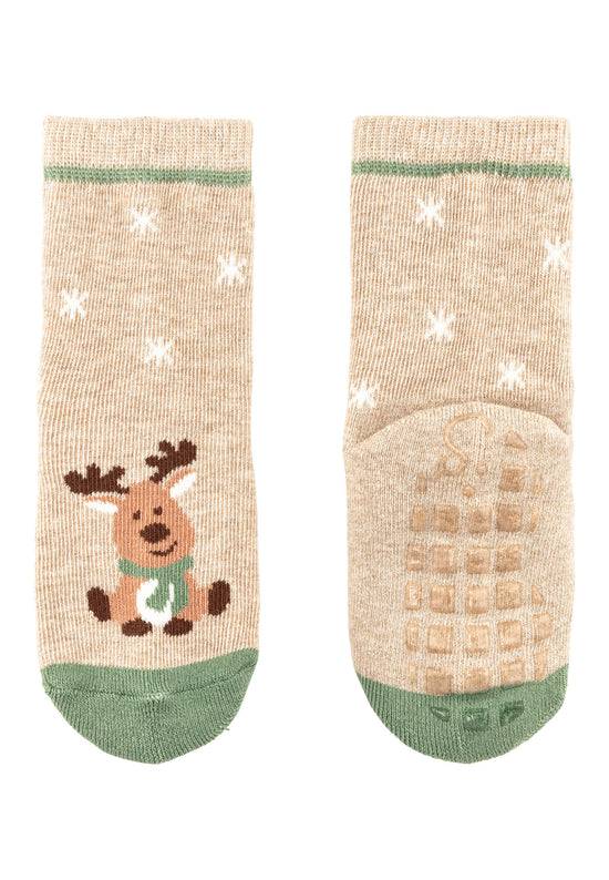 Sterntaler ABS Socken Weihnachten im 2er-Pack, Innenfrottee Kostenloser Versand