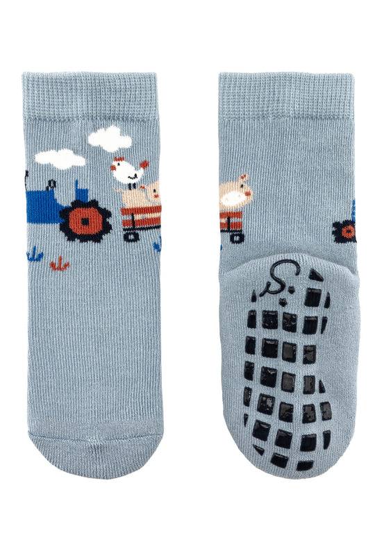 Sterntaler ABS Socken Traktor im 2er-Pack mit rutschfeste Sohle Sonderangebot