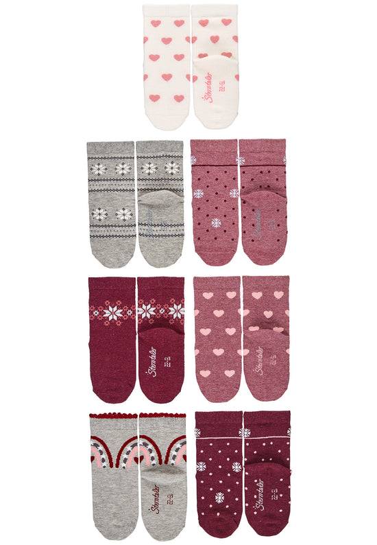 Sterntaler Socken für Mädchen, im 7er-Pack Großer Ausverkauf