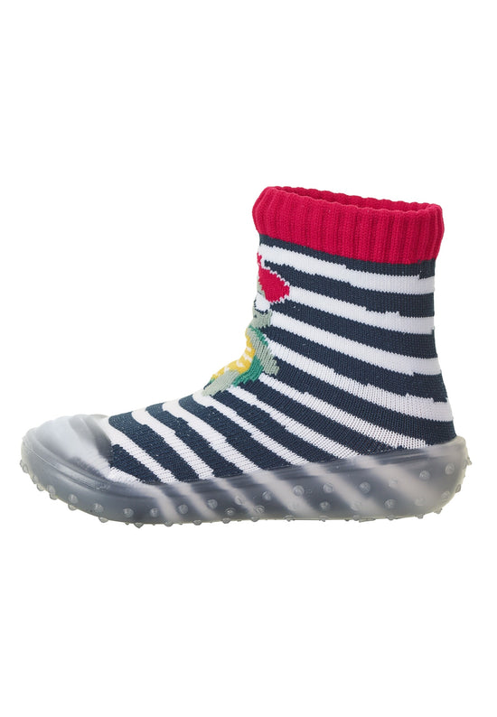 Sterntaler Adventure-Socks Schildkröte in Marine mit Ringel Begrenztes Angebot