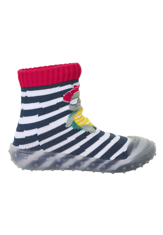 Sterntaler Adventure-Socks Schildkröte in Marine mit Ringel Begrenztes Angebot