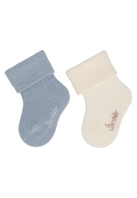 Sterntaler Socken im Doppelpack mit Rippenoptik in versch. Farben Große Rabatte