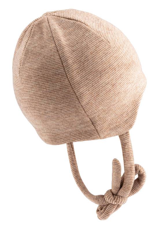 Sterntaler Beanie in Melangeoptik-Optik mit Bindeband, gefüttert Kauf eins, bekomm eins gratis