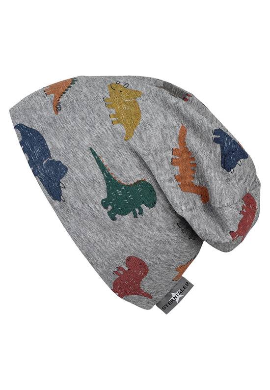 Sterntaler Beanie bedruckt mit bunten Dinos Sonderangebote