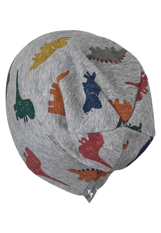 Sterntaler Beanie bedruckt mit bunten Dinos Sonderangebote