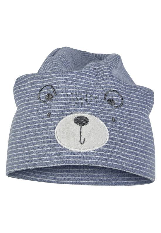 Sterntaler Beanie bedruckt mit Motiv Bär Tiefpreis