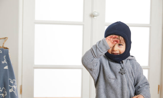 Sterntaler Schalmütze aus Microfleece und unifarben Begrenzte Freigabe