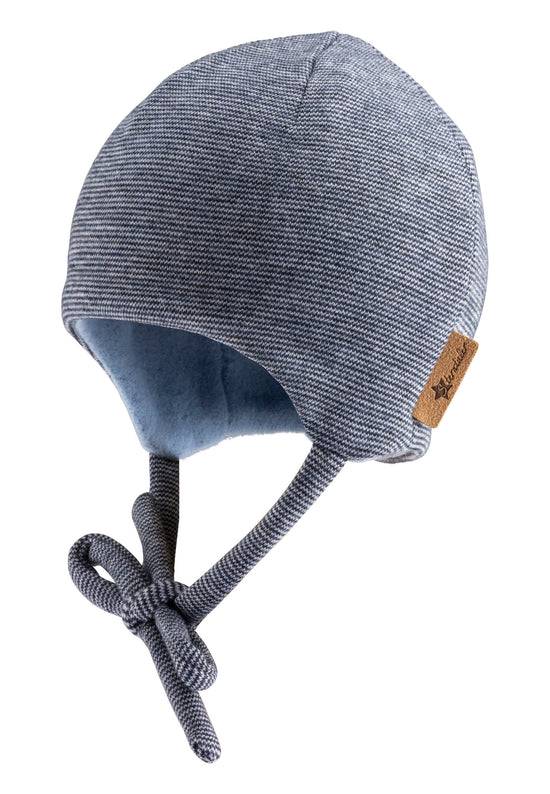 Sterntaler Beanie in Melange-Optik mit Streifendruck Letzte 3 Tage