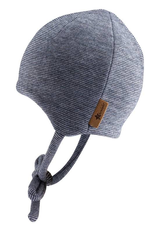 Sterntaler Beanie in Melange-Optik mit Streifendruck Letzte 3 Tage