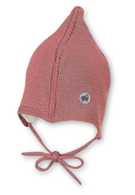 Sterntaler Strickmütze aus Wolle (Merino) mit kleinem Zipfel JETZT KAUFEN